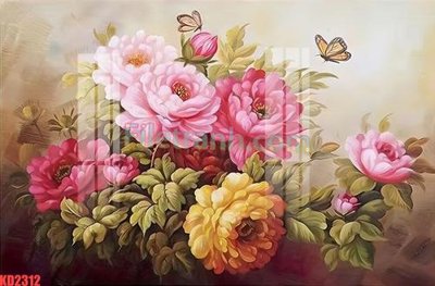 File gốc File gốc in tranh nền tường tổng hợp KD2312 (in ấn) màu sắc trung thực