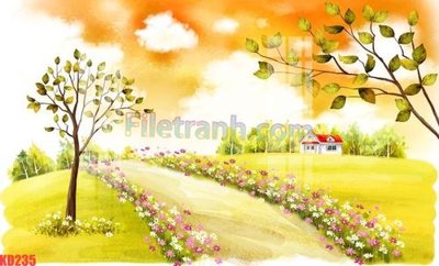 File ảnh gốc File gốc in tranh nền tường tổng hợp KD235 không vỡ nét