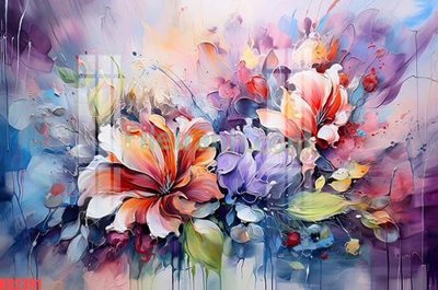 File gốc File gốc in tranh nền tường tổng hợp KD2391 cho in ấn và thiết kế