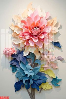 File gốc File gốc in tranh nền tường tổng hợp KD2457 cho in ấn và thiết kế