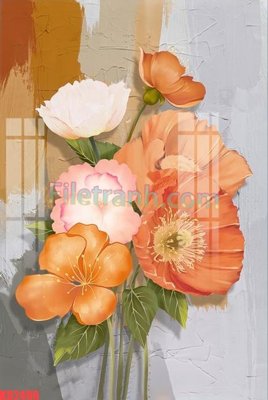 File gốc in tráng gương File gốc in tranh nền tường tổng hợp KD2496 chi tiết