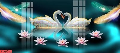 File PSD File gốc in tranh nền tường tổng hợp KD2589 (chất lượng in ấn)