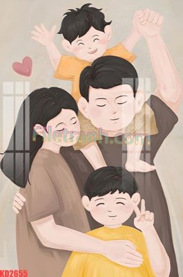 File tranh PSD File gốc in tranh nền tường tổng hợp KD2655 chất lượng cao