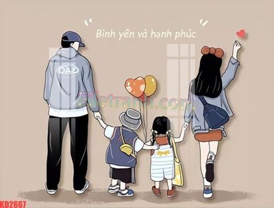 File tranh File gốc in tranh nền tường tổng hợp KD2667 (bản gốc) in lụa 5D