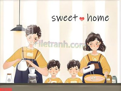 File tranh trang trí File gốc in tranh nền tường tổng hợp KD2686 (tải file gốc)