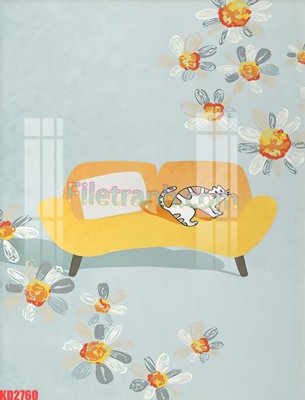 File in trần File gốc in tranh nền tường tổng hợp KD2760 (bản gốc) đại dương