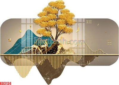 File tranh ảnh gốc File gốc in tranh nền tường tổng hợp KD3134 dùng cho in khổ lớn