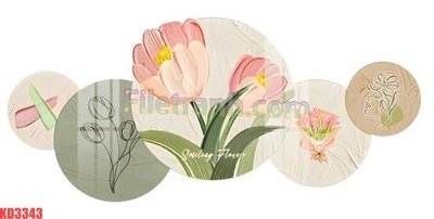 File ảnh File gốc in tranh nền tường tổng hợp KD3343 (gốc) in Hiflex