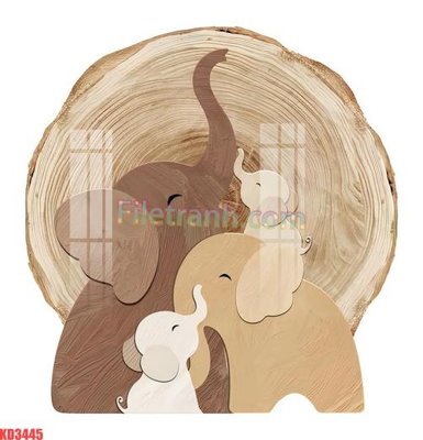 File tranh File gốc in tranh nền tường tổng hợp KD3445 (gốc) in film