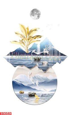 File gốc File gốc in tranh nền tường tổng hợp KD3593 (phong cách) tối giản