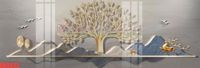 File PSD File gốc in tranh nền tường tổng hợp KD3622 (bản gốc) đã tách nền