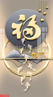 File tranh File gốc in tranh nền tường tổng hợp KD3723 (bản gốc) treo tường