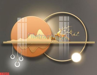 File ảnh File gốc in tranh nền tường tổng hợp KD3733 (gốc) in biển hiệu