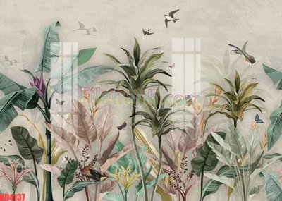 File gốc File gốc in tranh nền tường tổng hợp KD4137 (AI/EPS) cho in ấn