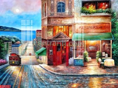 File gốc File gốc in tranh nền tường tổng hợp KD4197 (in lụa) cao cấp