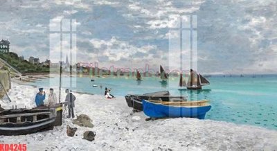 File gốc File gốc in tranh nền tường tổng hợp KD4245 (in lụa) tranh thuận buồm