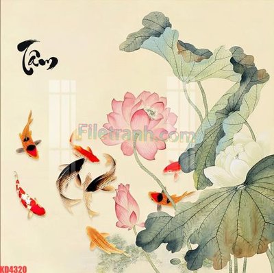 Download file gốc File gốc in tranh nền tường tổng hợp KD4320 (in mica) trong suốt