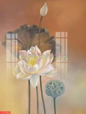 File tranh File gốc in tranh nền tường tổng hợp KD4374 (bản gốc) treo quán cafe