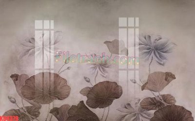 Hình ảnh file gốc File gốc in tranh nền tường tổng hợp KD4379 cho in UV