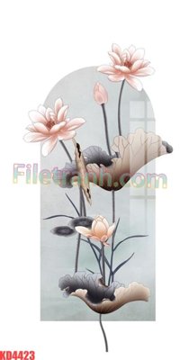 File gốc File gốc in tranh nền tường tổng hợp KD4423 (in lụa) tranh phong thủy