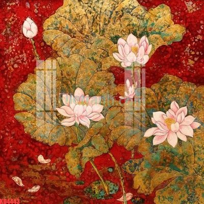 File tranh gốc PSD File gốc in tranh nền tường tổng hợp KD4443 còn nguyên layer