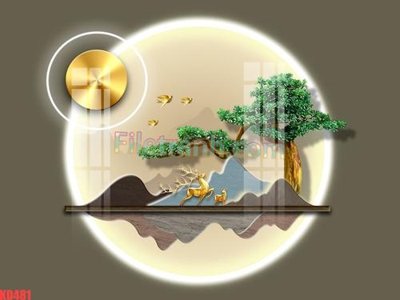 File PSD File gốc in tranh nền tường tổng hợp KD481 (chất lượng in ấn)