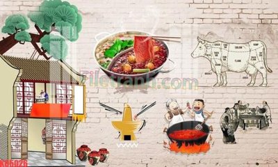 File in ấn File gốc in tranh nền tường tổng hợp KD5026 (bản gốc) chất lượng cao