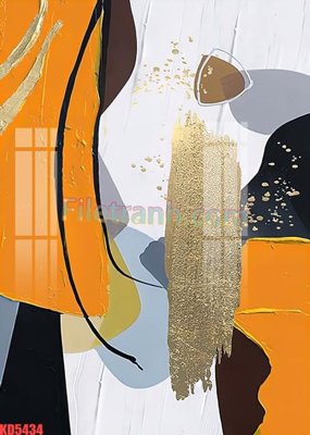 Ảnh gốc File gốc in tranh nền tường tổng hợp KD5434 (độ nét cao) in mica