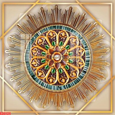 Chi tiết file gốc File gốc in tranh nền tường tổng hợp KD6124 (cho in tráng gương)