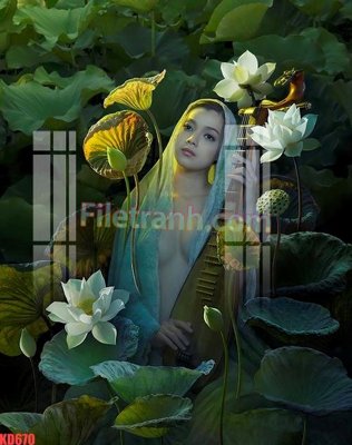 Tải file tranh File gốc in tranh nền tường tổng hợp KD670 (gốc) tại Filetranh.com