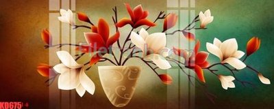 File gốc File gốc in tranh nền tường tổng hợp KD675 (in mica) trang trí