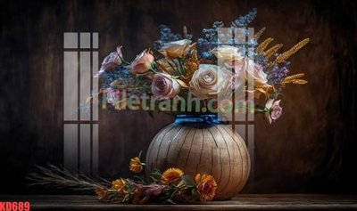 Hình ảnh file gốc File gốc in tranh nền tường tổng hợp KD689 cho in UV