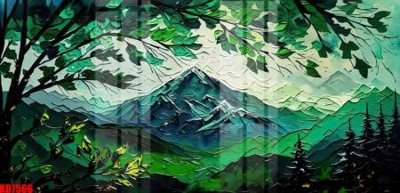 File gốc File tranh in décor tranh treo tường tổng hợp KD7566 (in mica) cắt laser