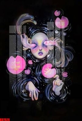 File gốc File tranh in décor tranh treo tường tổng hợp KD7626 (in lụa) tranh phong thủy