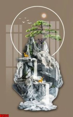 Hình ảnh file gốc in lụa File tranh in décor tranh treo tường tổng hợp KD7911