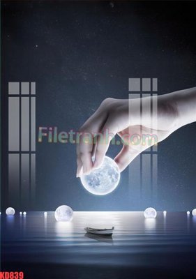 Tải file File gốc in tranh nền tường tổng hợp KD839 (gốc) làm tranh trang trí