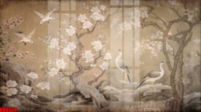 File in lụa File tranh in décor tranh treo tường tổng hợp KD8524 (hoa văn) File tranh in décor tranh treo tường tổng hợp KD8524