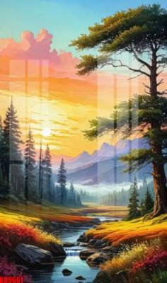 Download file File tranh in décor tranh treo tường tổng hợp KD9661 (gốc) cho xưởng in