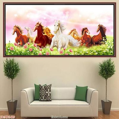 File tranh File mã đáo thành công MD1489 (bản gốc) in canvas