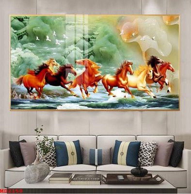 File tranh File mã đáo thành công MD2150 (bản gốc) in lụa 5D