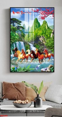 File tranh File mã đáo thành công MD3265 (gốc) in vải canvas