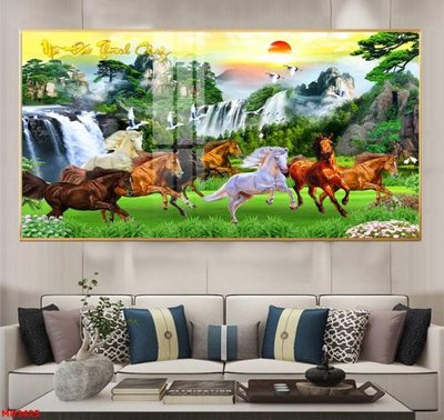 File tranh File mã đáo thành công MD3425 (gốc) in backlit film