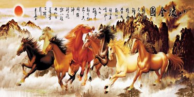 File tranh trang trí File mã đáo thành công MD6081 (file gốc)