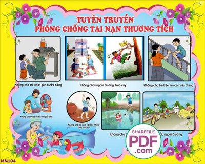 Tải file File tranh mầm non lớp học trường học MN104 (gốc) làm file in ấn