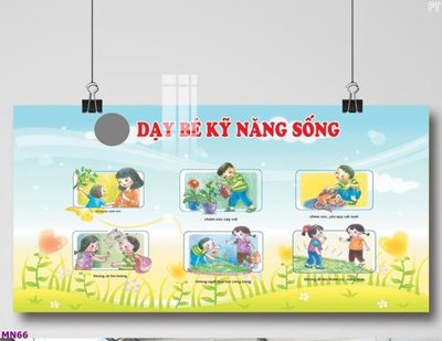 File tranh File tranh mầm non lớp học trường học MN66 (file gốc) chủ đề phong thủy