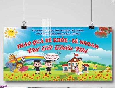 File gốc in ấn File tranh mầm non lớp học trường học MN67 chuẩn màu CMYK