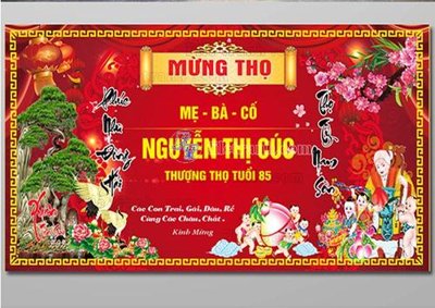 File in trần file in banner phông mừng thọ MT348 (file gốc) phong thủy