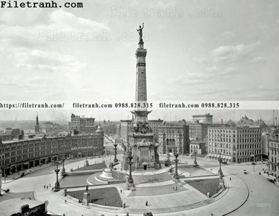 Tải file gốc Monument Circle_ 1907 (in không vỡ ảnh)