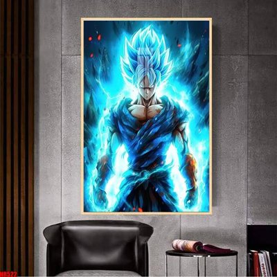 Ảnh gốc File tranh hoạt hình Anime 7 viên ngọc rồng Dragon Ball NR522 (độ nét cao) in mica