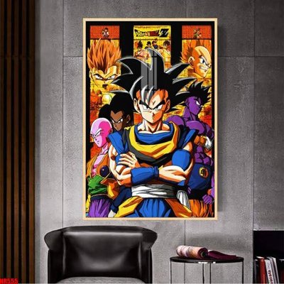 Download file gốc File tranh hoạt hình Anime 7 viên ngọc rồng Dragon Ball NR555 (in mica) trang trí